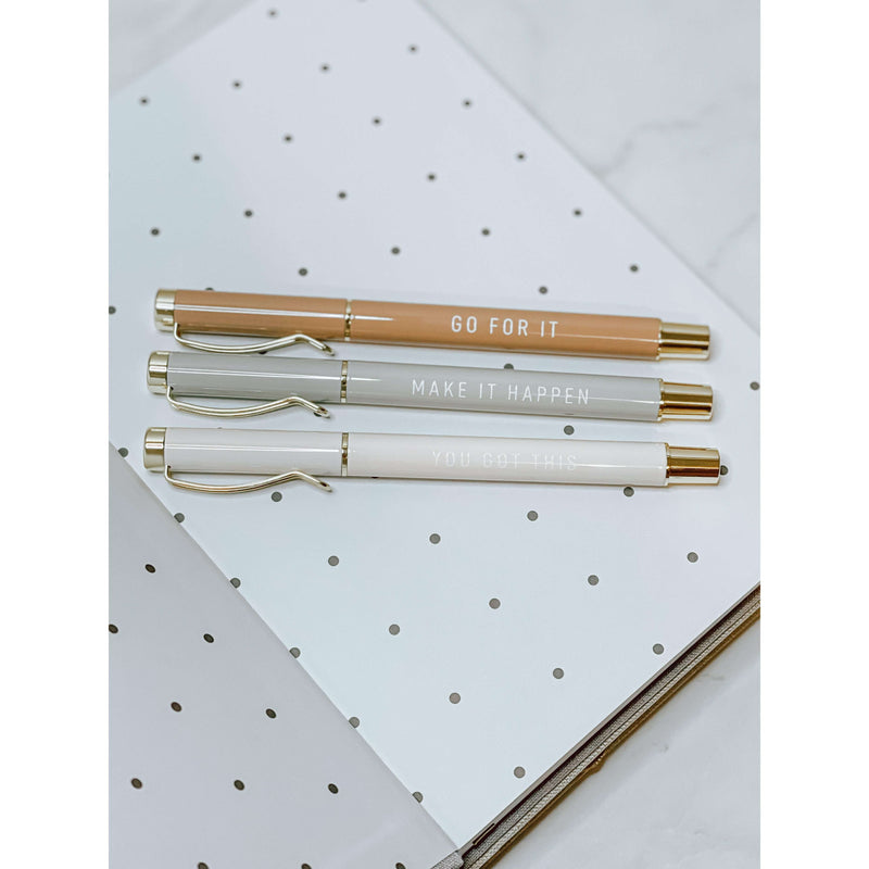 Go for It Pen Sets (3 Pens) – Elysia Home